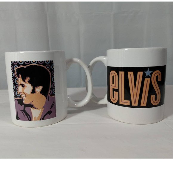 ELVIS Mugs | Two Matching | Never Used | Free USA Shipping - Picture 7 of 7